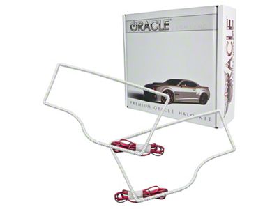 Oracle LED Halo Headlight Conversion Kit (09-18 RAM 1500 w/ Factory Halogen Non-Projector Headlights, Excluding Sport)