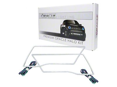 Oracle LED Halo Headlight Conversion Kit; ColorSHIFT (09-18 RAM 1500 w/ Factory Halogen Non-Projector Headlights)