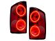 Oracle OE Style Tail Lights; Black Housing; Red Lens (07-08 RAM 1500)