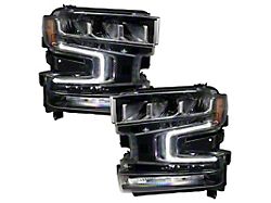Oracle Headlight Halo Kit; ColorSHIFT RGB+W Headlight DRL Upgrade, ColorSHIFT (19-20 Silverado 1500)