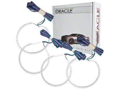 Oracle LED Headlight Conversion Halo Kit; ColorSHIFT (03-06 Silverado 1500)