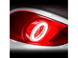 Oracle Waterproof Surface Mount LED Halo Fog Light Conversion Kit; Red (14-15 Silverado 1500)