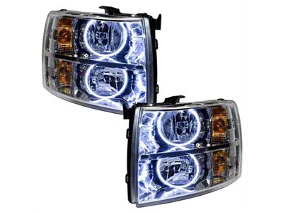 Oracle Headlight Assembly; SMD Pre-Assembled Headlights, Round Style (07-13 Silverado 2500 HD)