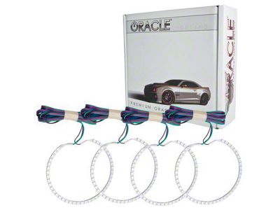 Oracle LED Halo Round Style Headlight Conversion Kit; ColorSHIFT (07-14 Silverado 2500 HD)