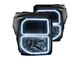 Oracle OE Style Headlights with LED Halo; Black Housing; Clear Lens (11-16 F-250 Super Duty)