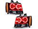 Oracle OE Style Headlights with LED Halo; Black Housing; Clear Lens (07-14 Tahoe)