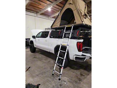 Overland Ruff Rax Bed Rack with Lighting (14-24 Sierra 1500 w/ 6.50-Foot Standard Box)