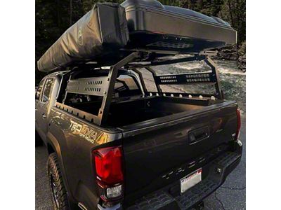 Overland Vehicle Systems Discovery Rack with Side Cargo Plates (01-24 F-150 w/ 5-1/2-Foot Bed)