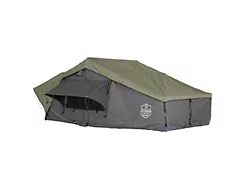 Overland Vehicle Systems Nomadic 4 Extended Roof Top Tent; Gray/Green (Universal; Some Adaptation May Be Required)