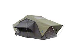 Overland Vehicle Systems Nomadic 3 Standard Roof Top Tent; Gray/Green (Universal; Some Adaptation May Be Required)
