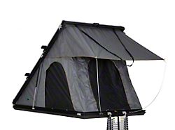 Overland Vehicle Systems Mamba 3 Clamshell Aluminum Roof Top Tent; Black (Universal; Some Adaptation May Be Required)