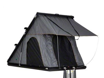 Overland Vehicle Systems Mamba 3 Clamshell Aluminum Roof Top Tent; Black (Universal; Some Adaptation May Be Required)