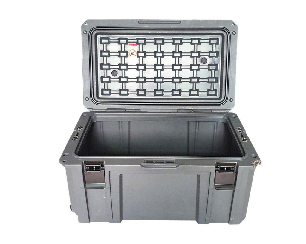 ★AEAE★ 3 BOXES LS DARK GREY Aluminum 53 qt. Cargo Storage Box Case Black - Overland