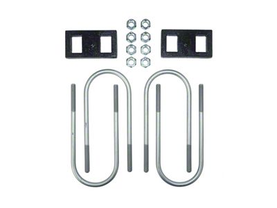 Pacbrake 1-Inch Rear Lift Block Kit (03-13 4WD RAM 2500 w/o Air Ride, High Output Diesel Engine, Max Tow Package & Overload Springs)