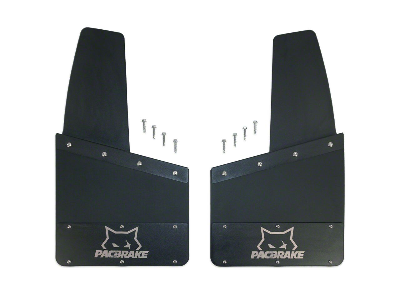 Pacbrake RAM 2500 14-Inch x 14-Inch Kickback-Style Mud Flap Set