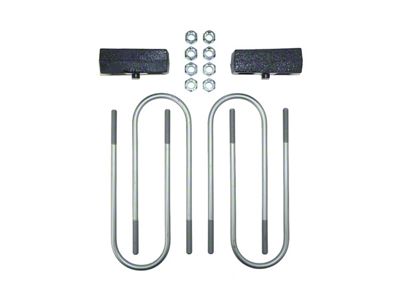 Pacbrake 2-Inch Rear Lift Block Kit (03-13 4WD RAM 2500 w/ Overload Springs & w/o Air Ride, High Output Diesel Engine & Max Tow Package)