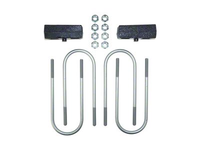 Pacbrake 2-Inch Rear Lift Block Kit (03-25 4WD RAM 3500 SRW w/o Air Ride, High Output Diesel Engine, Max Tow Package & Overload Springs, Excluding Cab & Chassis)