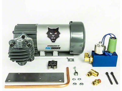 Pacbrake 12V HP625 Series Basic Heavy Duty Air Compressor Kit; Horizontal Pump Head