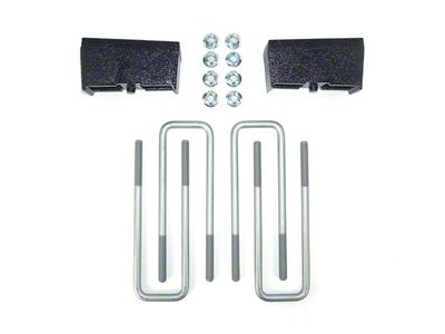 Pacbrake 3-Inch Rear Lift Block Kit (99-25 Silverado 1500 w/o Composite Rear Overload, MagneRide & Mono-leaf Suspension)