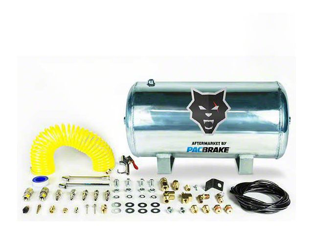 Pacbrake Aluminum Premium Air Tank Kit; 5-Gallon (Universal; Some Adaptation May Be Required)