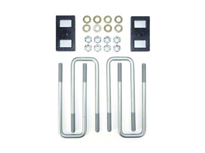 Pacbrake 1-Inch Rear Lift Block Kit (11-25 Silverado 3500 HD SRW w/o Overload Springs, Excluding Cab & Chassis)