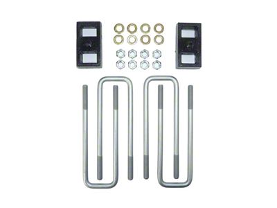 Pacbrake 2-Inch Rear Lift Block Kit (11-25 Silverado 3500 HD SRW w/o Overload Springs, Excluding Cab & Chassis)