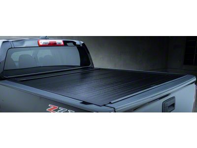 Pace Edwards BedLocker Electric Retractable Bed Cover with Explorer Rails; Gloss Black (99-18 Sierra 1500)