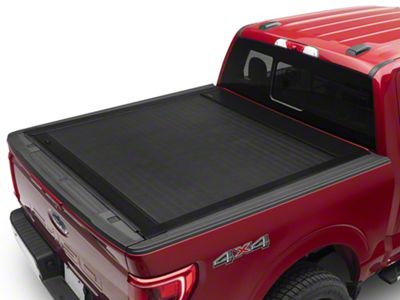 Pace Edwards JackRabbit Retractable Bed Cover; Gloss Black (21-24 F-150 w/ 5-1/2 & 6-1/2-Foot Bed)
