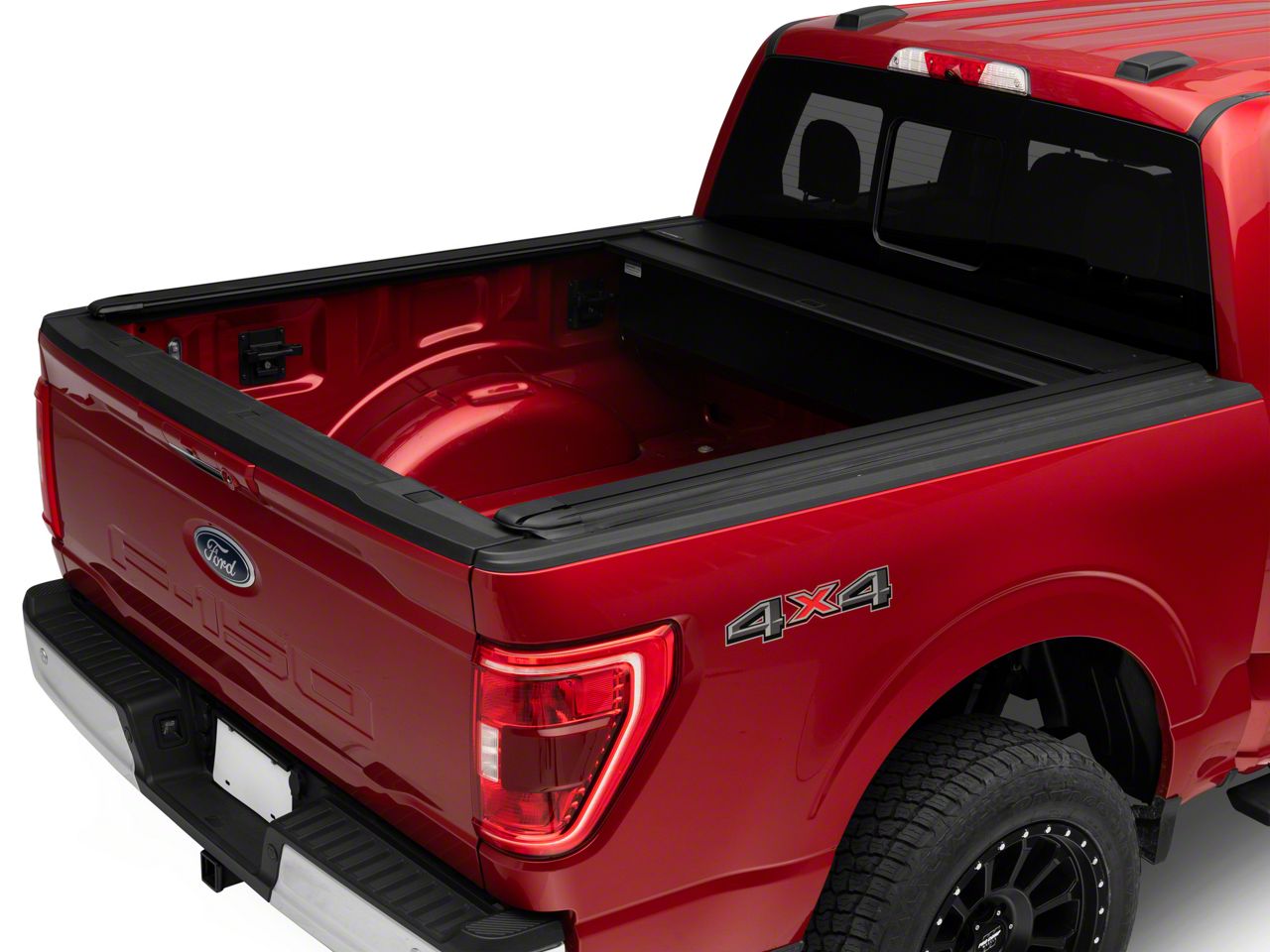 Pace Edwards UltraGroove Electric Retractable Bed Cover; Matte Black (21-24 F-150 w/ 5-1/2 & 6-1/2-Foot Bed)