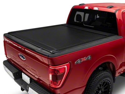 Pace Edwards UltraGroove Retractable Bed Cover; Matte Black (21-24 F-150 w/ 5-1/2 & 6-1/2-Foot Bed)