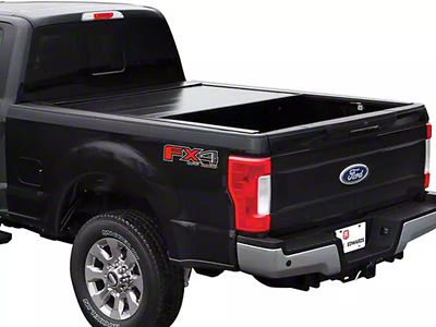 Pace Edwards BedLocker Electric Retractable Bed Cover with Explorer Rails; Gloss Black (17-24 F-350 Super Duty)