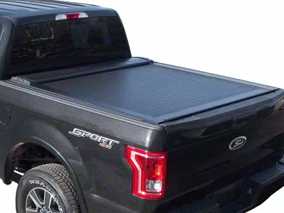 Pace Edwards SwitchBlade Retractable Bed Cover; Gloss Black with ArmorTek Vinyl Deck (11-16 F-350 Super Duty)