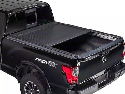 Pace Edwards UltraGroove Electric Retractable Bed Cover; Matte Black (17-24 F-350 Super Duty)