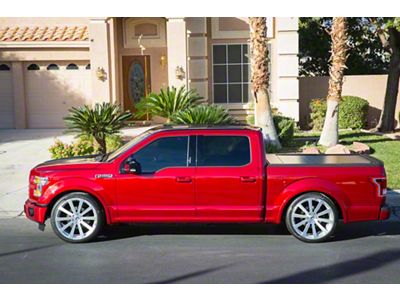 Pace Edwards Full Metal JackRabbit Retractable Bed Cover; Gloss Black (04-14 F-150 Styleside)