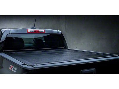 Pace Edwards Full Metal JackRabbit Retractable Bed Cover; Gloss Black (99-18 Sierra 1500)