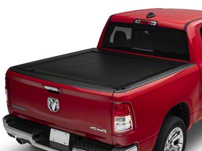 Pace Edwards JackRabbit Retractable Bed Cover; Gloss Black (19-23 RAM 1500 w/o RAM Box & Multifunction Tailgate)