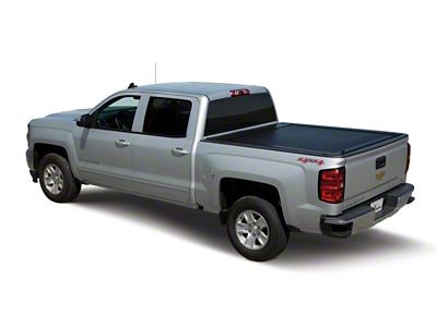 Pace Edwards JackRabbit Retractable Bed Cover with Explorer Rails; Matte Black with ArmorTek Vinyl Deck (99-18 Silverado 1500)