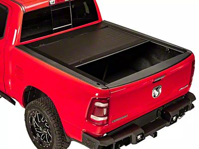 Pace Edwards JackRabbit Retractable Bed Cover with Explorer Rails; Matte Black with ArmorTek Vinyl Deck (19-25 RAM 1500 w/o Multifunction Tailgate)