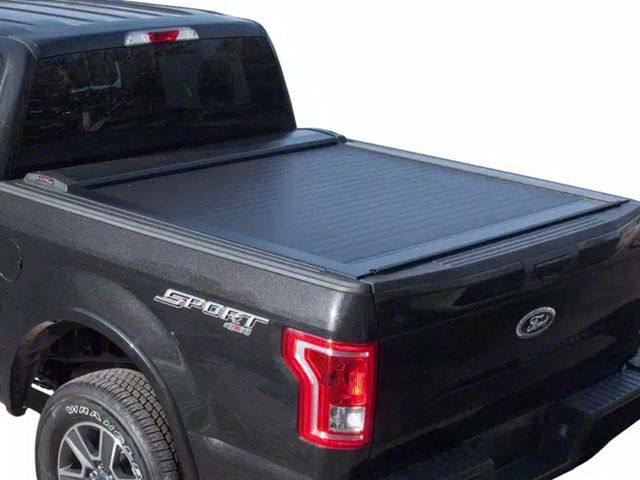 Pace Edwards SwitchBlade Retractable Bed Cover; Gloss Black with ArmorTek Vinyl Deck (03-09 RAM 2500)
