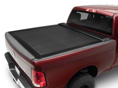 Pace Edwards SwitchBlade Retractable Bed Cover; Gloss Black with ArmorTek Vinyl Deck (10-24 RAM 2500 w/o RAM Box)