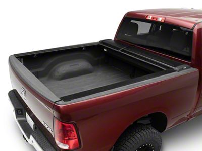 Pace Edwards SwitchBlade Retractable Bed Cover; Gloss Black with ArmorTek Vinyl Deck (10-24 RAM 3500 w/o RAM Box)