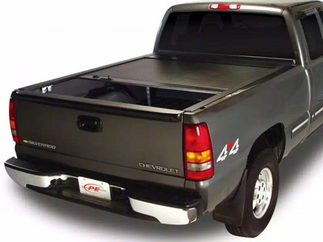 Pace Edwards JackRabbit Retractable Bed Cover; Gloss Black (15-19 Sierra 2500 HD)