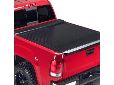 Pace Edwards SwitchBlade Metal Retractable Bed Cover; Gloss Black (20-24 Sierra 2500 HD w/ 8-Foot Long Box)