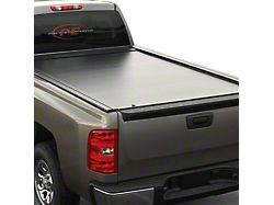 Pace Edwards Full Metal JackRabbit Retractable Bed Cover; Gloss Black (20-23 Sierra 3500 HD w/ 8-Foot Long Box)