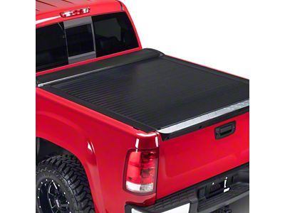 Pace Edwards SwitchBlade Metal Retractable Bed Cover; Gloss Black (20-24 Sierra 3500 HD w/ 8-Foot Long Box)