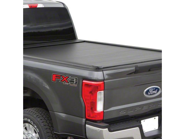 Pace Edwards UltraGroove Electric Retractable Bed Cover; Matte Black (20-24 Sierra 3500 HD w/ 8-Foot Long Box)