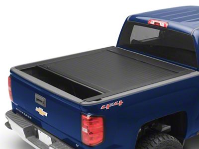 Pace Edwards JackRabbit Retractable Bed Cover; Matte Black with ArmorTek Vinyl Deck (14-18 Silverado 1500)