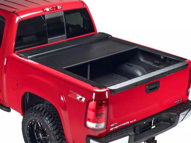 Pace Edwards SwitchBlade Metal Retractable Bed Cover; Gloss Black (07-14 Silverado 2500 HD)