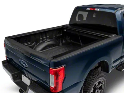 Pace Edwards SwitchBlade Retractable Bed Cover; Gloss Black with ArmorTek Vinyl Deck (17-24 F-250 Super Duty)