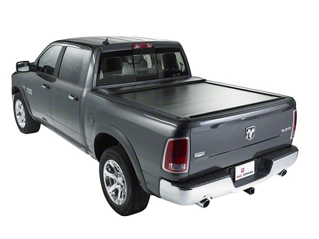 Pace Edwards SwitchBlade Metal Retractable Bed Cover; Gloss Black (09-18 RAM 1500 w/o RAM Box)